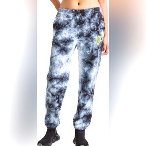 Champion Women's Galaxy Dye Boyfriend Sweatpants, size M